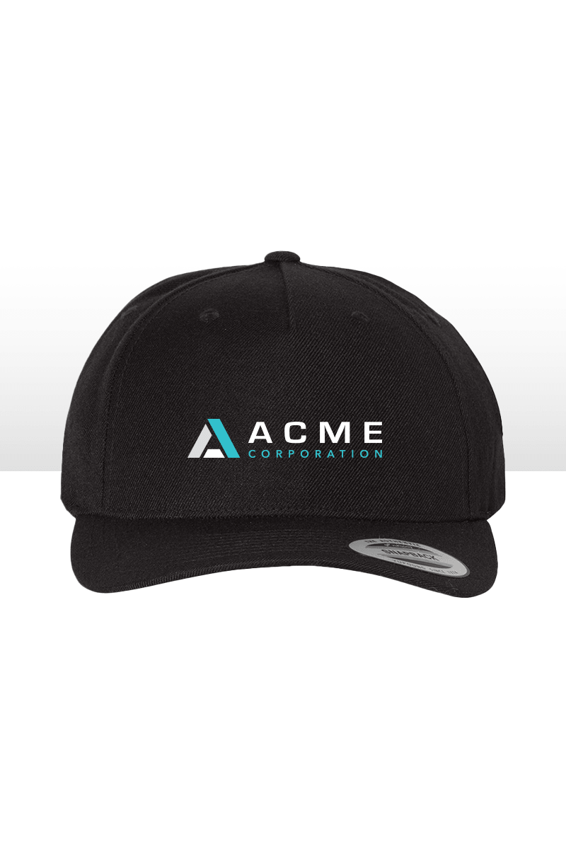 CASQUETTE VISIÈRE COURBÉE 5 PANNEAUX